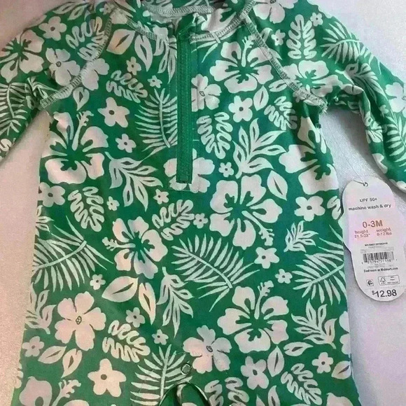 Wonder nation girls rash guard swimwear 0-3M - Picture 5 of 9